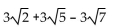 Perform the indicated operations and simplify. Assume that all variables represent positive real numbers. -  A)    B)  0 C)    D)   