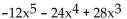 Use the distributive property to find the product. -  A)    B)    C)    D)   