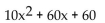 Multiply. -(5x + 8) (5x + 4)  A)    B)    C)    D)   
