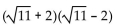 Find the product. -  A)  7 B)    C)  15 D)  9