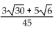 Simplify the expression by rationalizing the denominator. -  A)    B)    C)    D)   