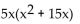 Factor out the greatest common factor from the polynomial. Use a positive coefficient on the GCF. -  A)    B)    C)    D)   