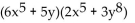 Factor by grouping. -  A)    B)    C)    D)   