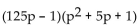 Factor the sum or difference of two cubes. -  A)    B)    C)    D)   