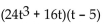 Factor the polynomial completely. -  A)    B)    C)    D)   