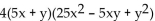 Factor the polynomial completely. -  A)    B)    C)    D)   
