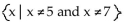 Find the domain of the rational expression. -  A)    B)    C)  All real numbers D)   