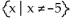 Find the domain of the rational expression. -  A)    B)    C)  All real numbers D)   
