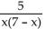 Find the domain of the rational expression. -  A)    B)  All real numbers C)    D)   