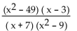 Find the domain of the rational expression. -  A)    B)  All real numbers C)    D)   