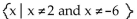 Find the domain of the rational expression. -  A)    B)  All real numbers C)    D)   