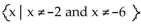 Find the domain of the rational expression. -  A)    B)  All real numbers C)    D)   