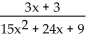 Reduce the rational expression to lowest terms. -  A)    B)    C)    D)   