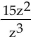 Perform the indicated operation and simplify. -  A)    B)    C)    D)  15z