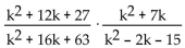 Perform the indicated operation and simplify. -  A)    B)    C)    D)   