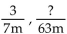 Convert the first rational expression into an equivalent one that has the indicated denominator. -  A)    B)    C)    D)   