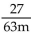 Convert the first rational expression into an equivalent one that has the indicated denominator. -  A)    B)    C)    D)   