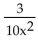 Convert the first rational expression into an equivalent one that has the indicated denominator. -  A)    B)    C)    D)   