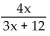 Convert the first rational expression into an equivalent one that has the indicated denominator. -  A)    B)    C)    D)   