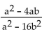 Convert the first rational expression into an equivalent one that has the indicated denominator. -  A)    B)    C)    D)   