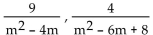 Find the least common denominator. -  A)    B)    C)  m(m - 4) (m - 2)  D)  m(m - 2) (m - 2) 