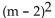 Find the least common denominator. -  A)    B)    C)  m(m - 4) (m - 2)  D)  m(m - 2) (m - 2) 