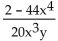 Perform the indicated operation and express in lowest terms. -  A)    B)    C)    D)   