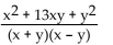 Perform the indicated operation and express in lowest terms. -  A)    B)    C)    D)   