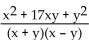 Perform the indicated operation and express in lowest terms. -  A)    B)    C)    D)   