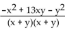 Perform the indicated operation and express in lowest terms. -  A)    B)    C)    D)   