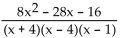 Perform the indicated operation and express in lowest terms. -  A)    B)    C)    D)   