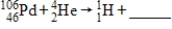 Select the element that correctly balances the nuclear reaction:   A)  Ag B)  Cd C)  Rh D)  Ru