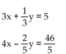 Solve the system of equations using the addition method. -  A)  (-2, -4)  B)  (2, -3)  C)  (3, -4)  D)  no solution