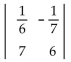 Evaluate the determinant. -  A)  -2 B)  2 C)    D)  0