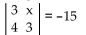 Solve for the given letter. -  A)  3 B)  -3 C)  -6 D)  6