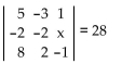 Solve for the given letter. - 