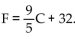 Solve the problem. -The formula for changing Celsius temperature to Fahrenheit temperature is   The Fahrenheit temperature is a function of the Celsius temperature. Write the function in function notation. Find the Fahrenheit temperature that corresponds to 20° C. A)    B)    C)    D)   