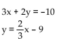 Determine whether the two given lines are parallel, perpendicular, or neither. -  A)  parallel B)  perpendicular C)  neither