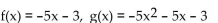 Find the requested value. -  Find (f/g) (-4) . A)    B)    C)    D)   