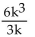 Simplify. -  A)    B)  3 C)  2k D)   
