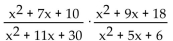 Multiply. -  A)    B)    C)  1 D)   