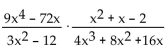 Multiply. -  A)    B)    C)    D)   