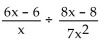 Divide. -  A)    B)    C)    D)   