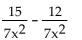 Add or subtract. -  A)    B)    C)    D)  3