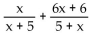 Add or subtract. -  A)    B)    C)    D)   