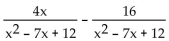 Add or subtract. -  A)    B)    C)    D)   