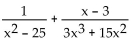 Find the least common denominator for the expression. -  A)    B)    C)    D)   