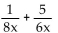 Add or subtract. -  A)    B)    C)    D)   