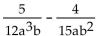 Add or subtract. -  A)    B)    C)    D)   