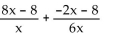 Add or subtract. -  A)    B)    C)    D)   
